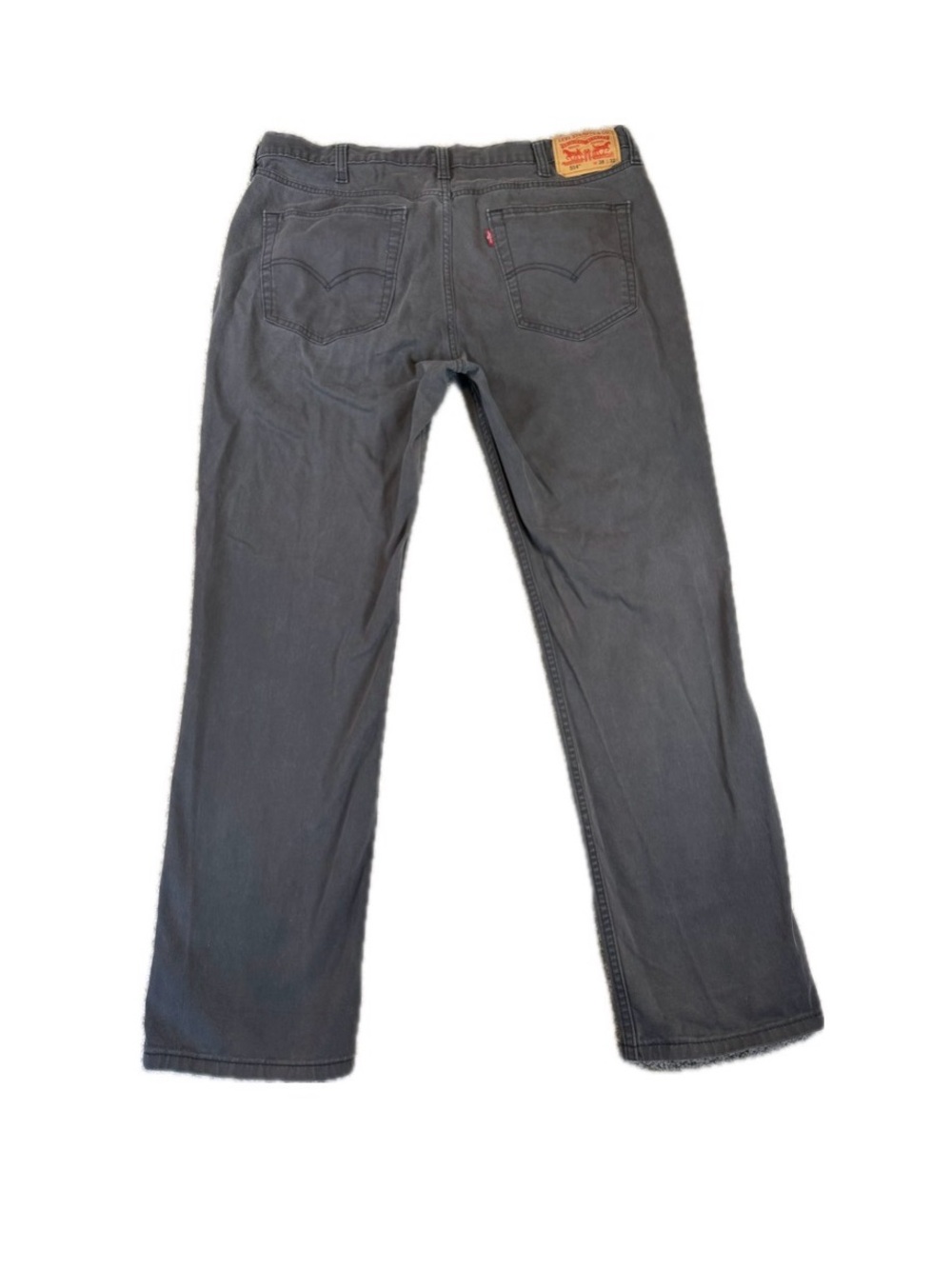 Levi's 514 Men's Jeans Pants Straight Fit Soft Twill 38x32 Slate Gray - Picture 2 of 9